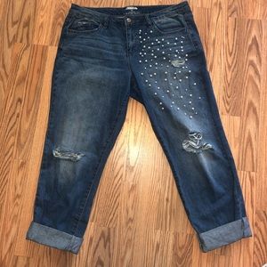 Project run way pearl bf jeans